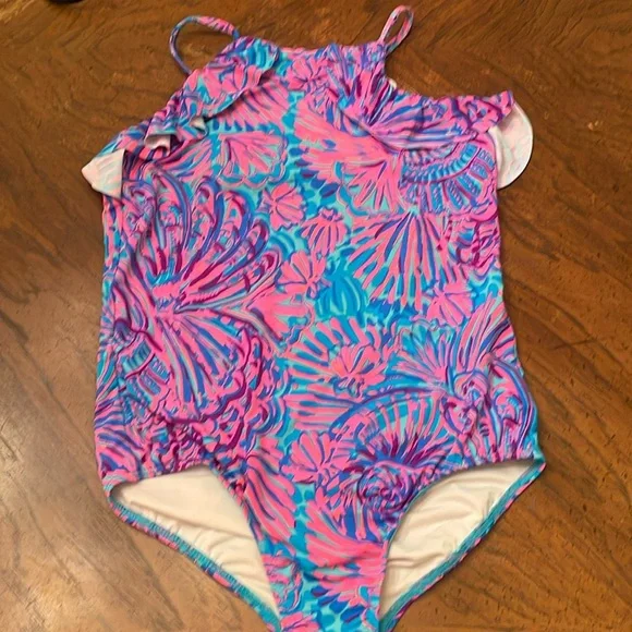 Lilly Pulitzer girl’s swimsuit size 8 - Picture 1 of 9